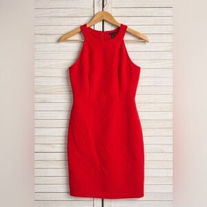 Ann Taylor Petite Red Sleeveless Dress – Size 4P GREAT Condition Workwear